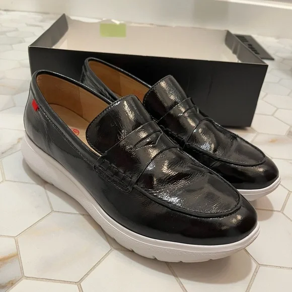 Marc Joseph Grace Black Leather Size 8.5 fits like a 9 women’s patent worn once! - Picture 13 of 13